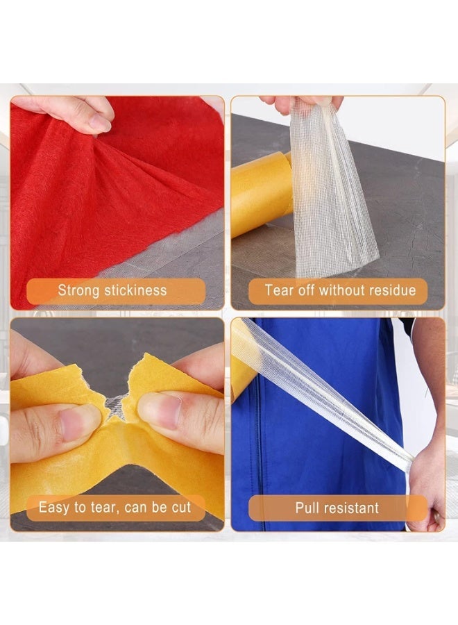 شريط لاصق بوجهين (Double-Sided Tape) مصمم خصيصاً لتثبيت السجاد والموكيت - Image 5